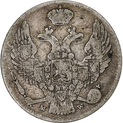 Polska, 
            
               Nicholas I, 
            
               30 Kopecks / 2 Złote