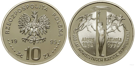 Polska, 10 złotych, 1995