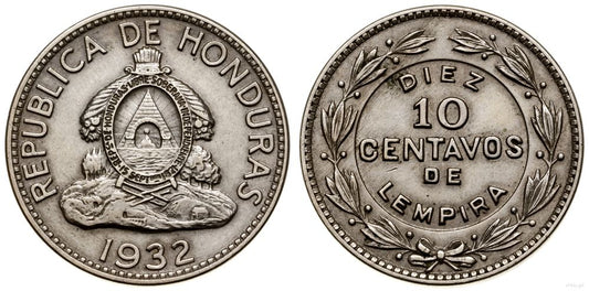 Honduras, 10 centavo, 1932