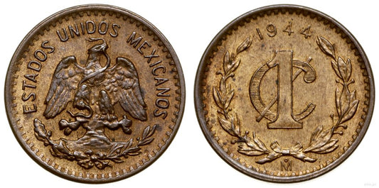 Meksyk, 1 centavo, 1944