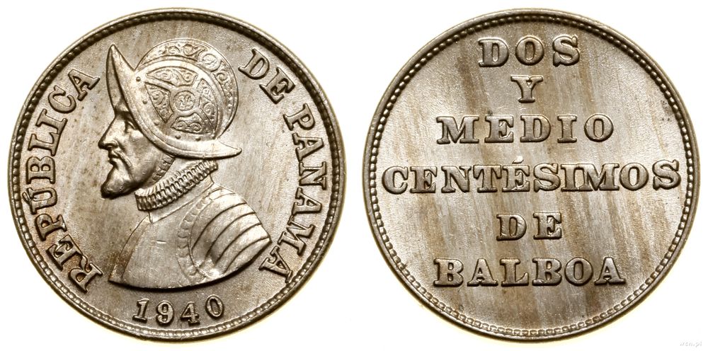 Panama, 2.5 centésimos, 1940