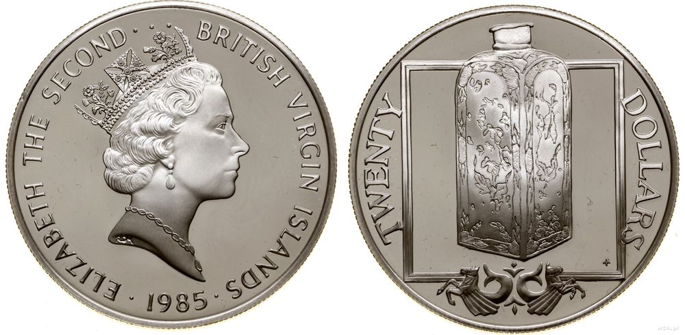 Wyspy Dziewicze, 20 dolarów, 1985