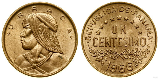 Panama, 1 centesimo, 1966