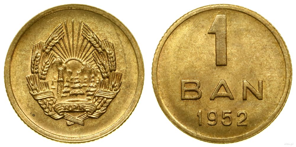 Rumunia, 1 ban, 1952