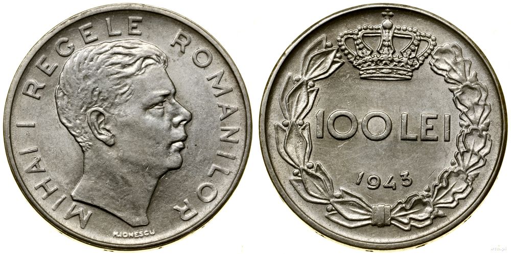 Rumunia, 100 lejów, 1943