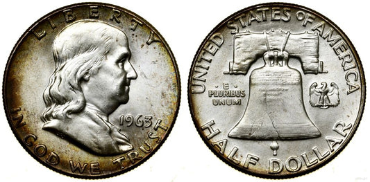 Stany Zjednoczone Ameryki (USA), 1/2 dolara, 1963