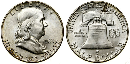 Stany Zjednoczone Ameryki (USA), 1/2 dolara, 1963 D