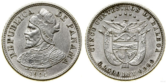 Panama, 5 centésimo, 1904