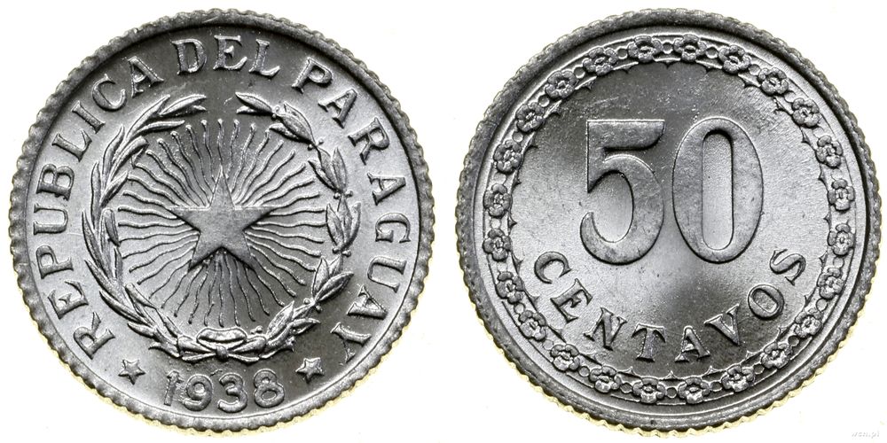 Paragwaj, 50 centavo, 1938