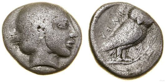 Grecja i posthellenistyczne, drachma, (ok. 465–440 pne)