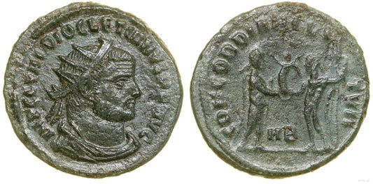 Cesarstwo Rzymskie, antoninian bilonowy, (295–296)