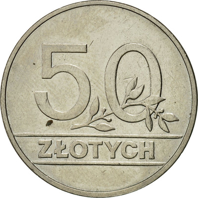 Moneta, 
            
               Polska, 
            
               50 Zlotych