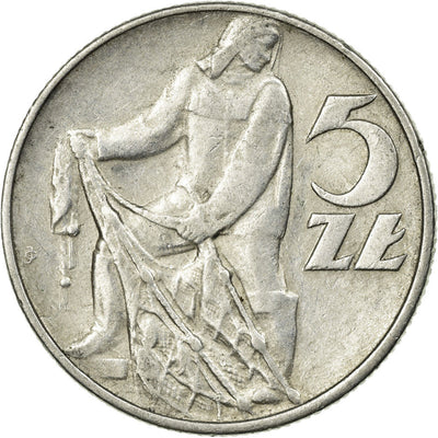 Coin, 
            
               Poland, 
            
               5 Zlotych