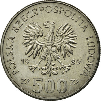 Moneta, 
            
               Polska, 
            
               500 Zlotych